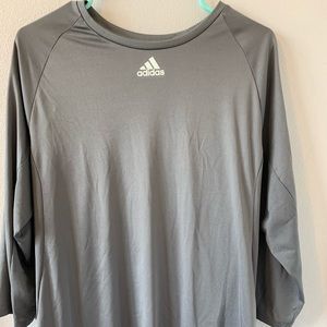 Grey adidas shirt